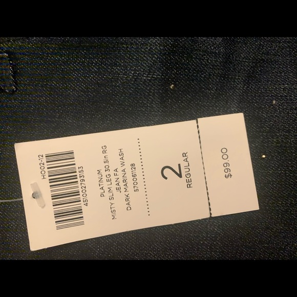 Chico’s Dark wash straight leg studded jeans - Picture 6 of 6